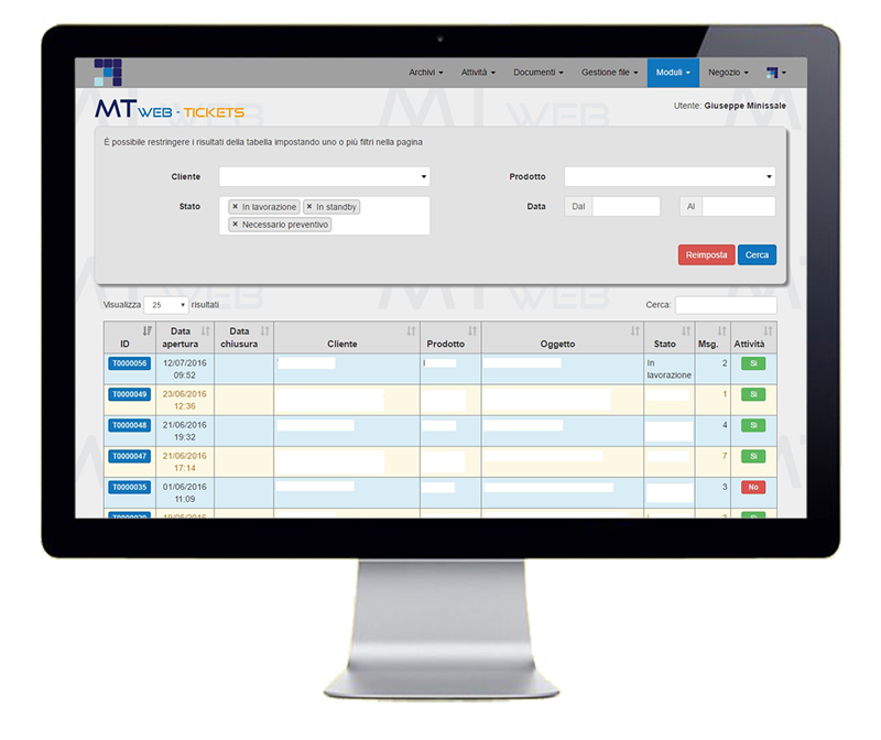 Moduli MTWEB